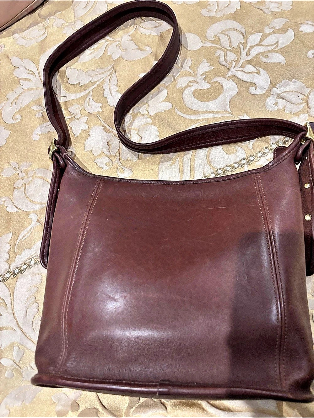 COACH Ergo Zip Hobo Shoulder Bag Brown